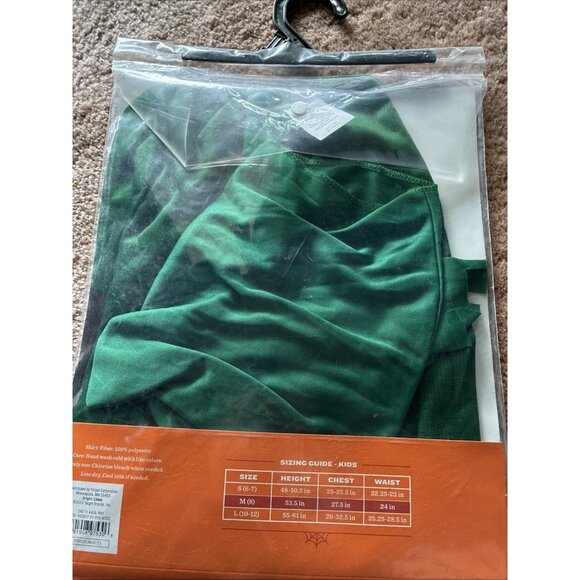 Target Hyde and Eek Forest Hunter Costume Boys Size M Green Hooded Outfit - Picture 6 of 6